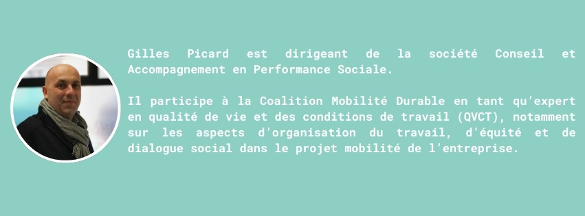 Petit encart mettant en avant la présentation de Gilles Picard et son parcours