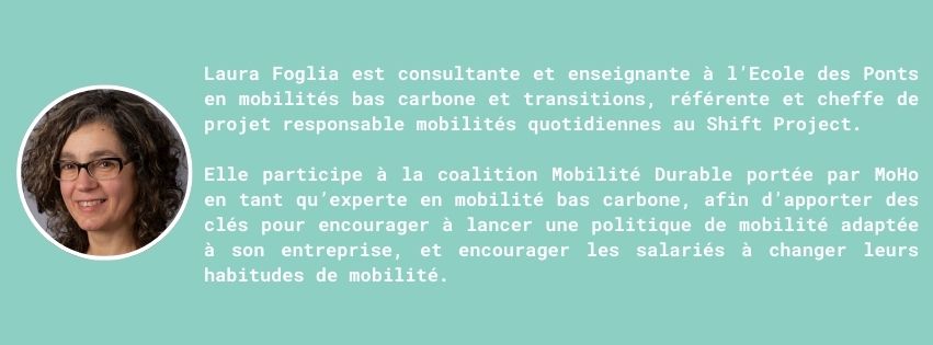 Bandeau de présentation avec un court texte introduisant qui est Laura Foglia 